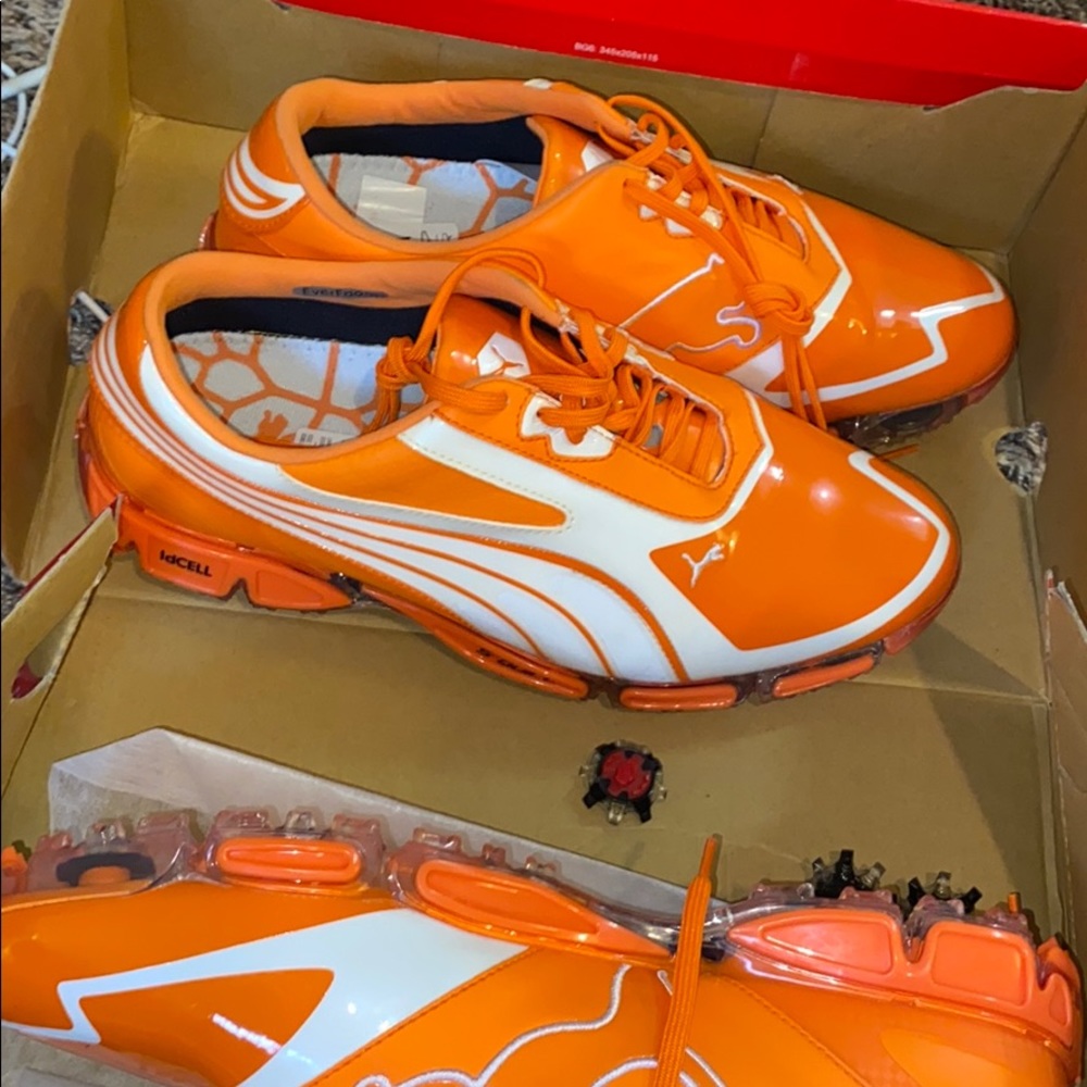 Puma Orange S2 Quill Golf Shoes